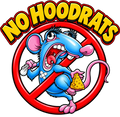 NO HOOD RAT™ Sticker